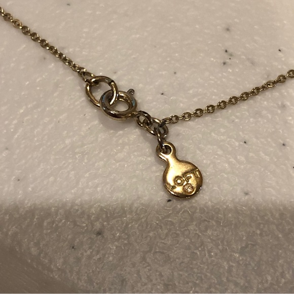 GORGEOUS Loft Necklace long gold tone chain with oval pendant faux tortoise - Picture 11 of 11